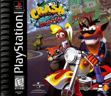 Crash Bandicoot - Warped (US) box cover front